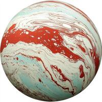 Abstract celestial sphere, swirling colors photo
