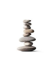 Stacked stones in perfect balance photo