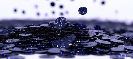 Indigo Sequins Cascade photo