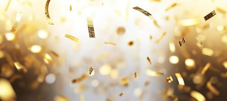 Golden Celebration Confetti photo