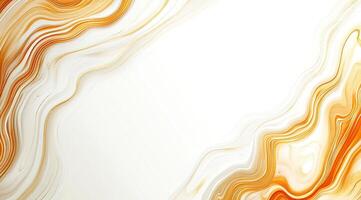 Abstract marbled design with warm orange and white photo