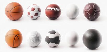 Collection of Various Sports Balls photo