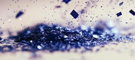 Indigo Glitter Explosion photo