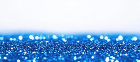 Sparkling Blue Glitter Background photo