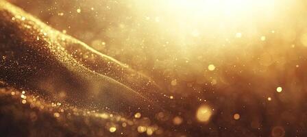 Golden, shimmering, textured backdrop photo