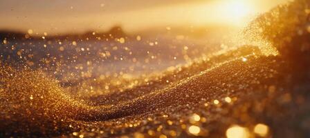 Golden Waves of Sunlight photo
