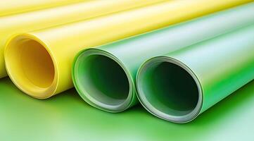 Colorful Cylindrical Tubes photo