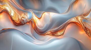 Abstract liquid marble design photo