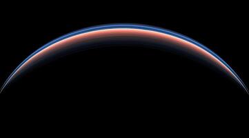 Cosmic arc, vibrant hues photo