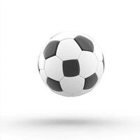 Soccer ball isolated on white background photo