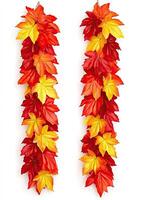 Autumn leaf garlands photo