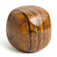 Polished, faceted, natural stone photo