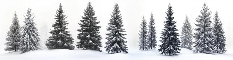 Snowy Coniferous Forest photo