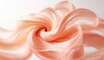 Soft, flowing, peachy swirls photo