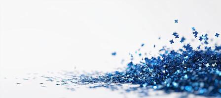 Sparkling Blue Confetti photo