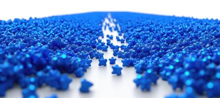 A Path of Blue Stars photo