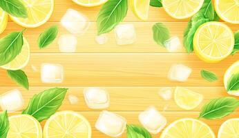 Fresh Lemon and Mint Beverage photo
