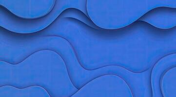 Abstract wavy blue background photo