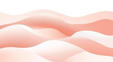 Abstract wavy shapes in soft peach and white photo