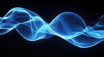 Abstract Flowing Blue Energy photo