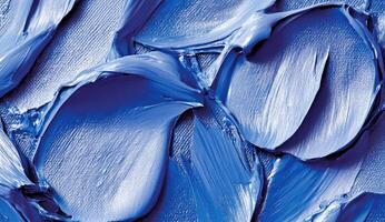 Cobalt Blue Paint Strokes photo
