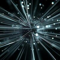 Dynamic Light Streams and Abstract Energy Patterns in Motion photo