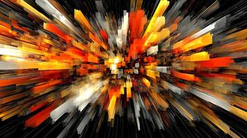 Vibrant Abstract Exploding Colors Representing Energy and Modern Motion photo
