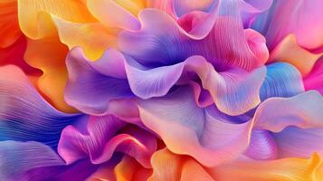 Vivid Abstract Pattern With Vibrant Multicolored Flowing Textures photo