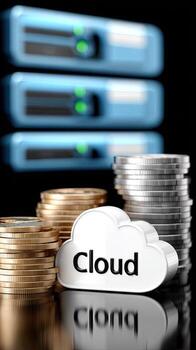 Cloud computing and data storage photo