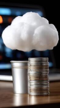 Cloud computing and cloud computing in the cloud photo