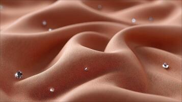 A close up of a piece of fabric with small diamonds photo