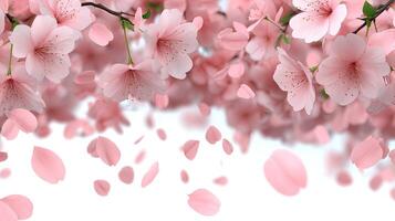 Pink cherry blossom wallpaper photo