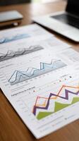 Business analytics and data visualization photo