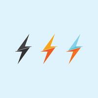 Minimalist Thunder Lightning Logo with Clean Bold Design for Powerful Energy Tech Businesses vector