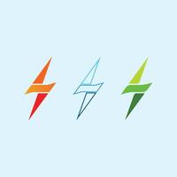 Lightning Storm Logo Design with Dynamic Thunderbolt Shape for Fast Service or Speed Branding vector