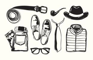 Fathers Day Elements vector