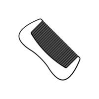 Simple comb icon. color editable, eps 10. vector