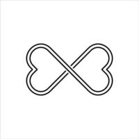 Infinite loop linear icon. Ongoing process. Seamless integration. Continuous cycle. Infinity symbol. Thin line illustration. Contour symbol. line drawing. Editable stroke vector