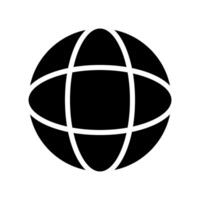 Globe black Icon illustration, Open web symbol icon, www symbol, Web icon, website, home icon set, earth clip art, globe symbol isolated on white background vector