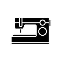Simple icon of manual sewing machine. Simple illustration of manual sewing machine icon for web design isolated on white background flat sign vector