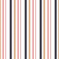 Rope seamless pattern with vertical stripe lines vector