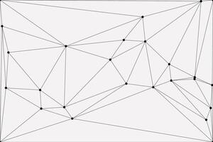 White line Global network connection background for banner design. Abstract line background with connecting dots and lines. Network Connecting dot polygon Social network communication. vector