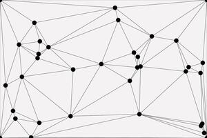Global network connection background design. Abstract line background with connecting dots and lines. Network Connecting dot polygon Social network communication. Internet technology design background vector