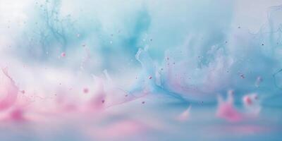 Colorful abstract background with soft textures and gentle shades of blue and pink blending together in a dynamic composition photo