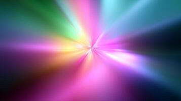 Colorful light burst creates a mesmerizing visual effect in a dynamic abstract display photo