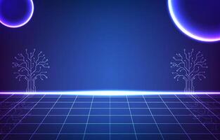 Abstract cyberpunk technology background. Design for circuit board futuristic future digital futuristic electronic data. vector