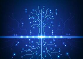 Abstract circuit board background. Technology future digital network cyber systems concept. Design for futuristic featuring futuristic electronic. vector