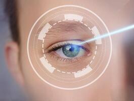 Advanced laser technology enhances vision through precision treatment in a clinical setting photo