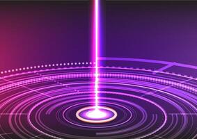 AI Core with Digital Data Stream, Futuristic Cyber Technology Illustration for technology backgrounds and social media applications. vector
