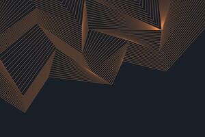 Polygonal grid creating an abstract techno scene with geometric layering and modern digital style vector